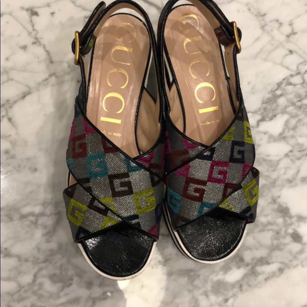 Gucci platform sandals